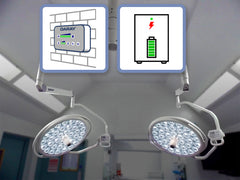 S470/470 dual-head ceiling-mount operating theatre light 700mm/700mm (160,000/160,000 lux) S470/470 dual-head ceiling-mount operating theatre light 700mm/700mm (160,000/160,000 lux)