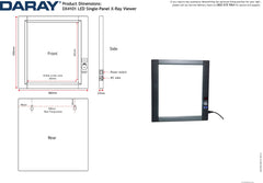 DX4201 single-panel X-ray film viewer DX4201 single-panel X-ray film viewer