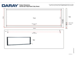 DX4204 quad-panel X-ray film viewer Quad Panel LED X-Ray Film Viewer (special order only)