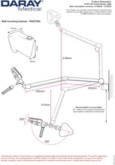 X740 rail-mount LED examination light X740 rail-mount LED examination light