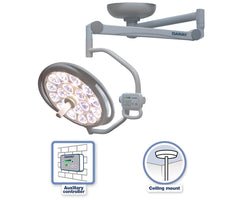 S450 single-head ceiling-mount operating theatre light 500mm (120,000 lux)