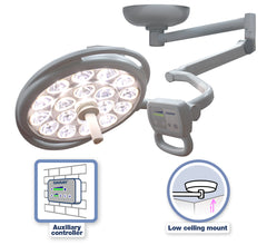 S450 single-head low ceiling-mount operating theatre light 500mm  (120,000 lux) (special order)
