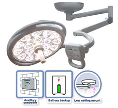 S470 single-head low ceiling-mount operating theatre light 500mm (160,000 lux) (special order)