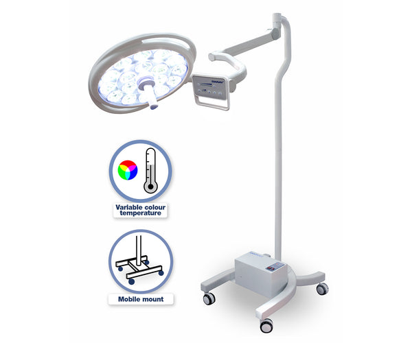 S460 single-head mobile operating theatre light 500mm (120,000 lux)
