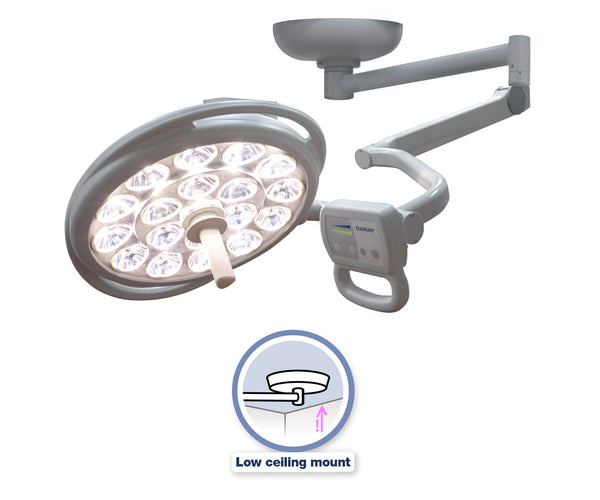 S470 single-head low ceiling-mount operating theatre light 500mm (160,000 lux) (special order)