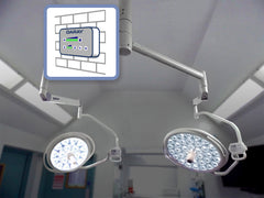 S450/470 dual-head ceiling-mount operating theatre light 500mm/700mm (120,000/160,000 lux)