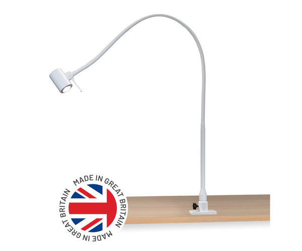 X100 fixed desk-mount examination light