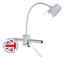 X210 rail-mount examination light with IEC coiled cable
