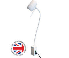 X210 wall-mount examination light with IEC cable
