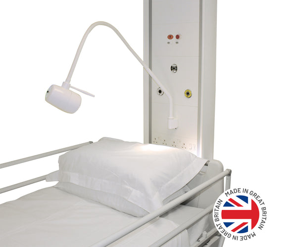 X230 panel-mount examination light with flush-fit installation kit