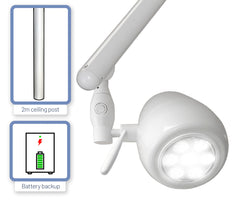 X400 ceiling-mount LED examination light