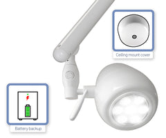 X400 ceiling-mount LED examination light