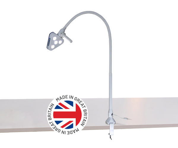 X700 desk-clamp LED examination light