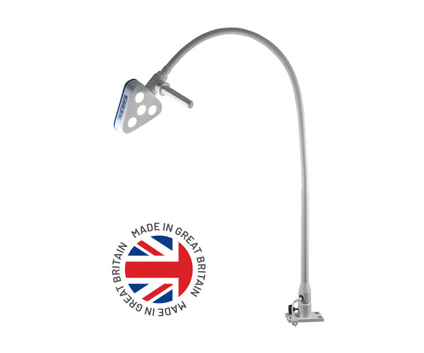 X700LFDM fixed desk-mount LED examination light