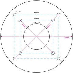 S450 single-head ceiling-mount operating theatre light 500mm (120,000 lux)