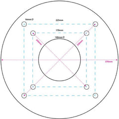S450/450 dual-head ceiling-mount operating theatre light 500mm/500mm (120,000/120,000 lux)