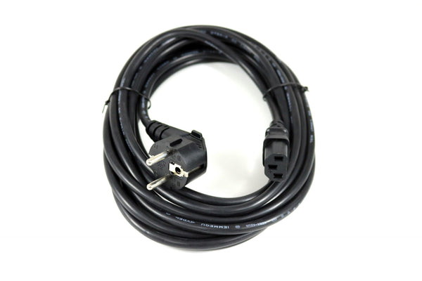 5m IEC cable with Schuko plug