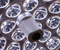 S480/480 dual-head ceiling-mount operating theatre light 700mm/700mm (160,000/160,000 lux)