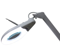MAG712 wall-mount magnifying light with spring-balanced arm (12 dioptre)