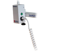 X710 rail-mount LED examination light with IEC cable/curled IEC