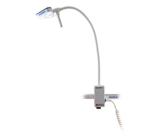 X710 rail-mount LED examination light with IEC cable/curled IEC